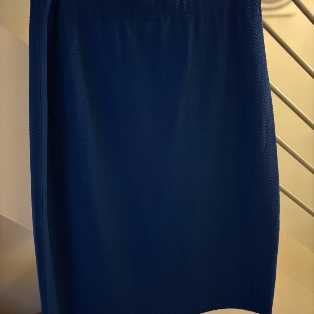 St. John Collection Royal Blue Pencil Skirt